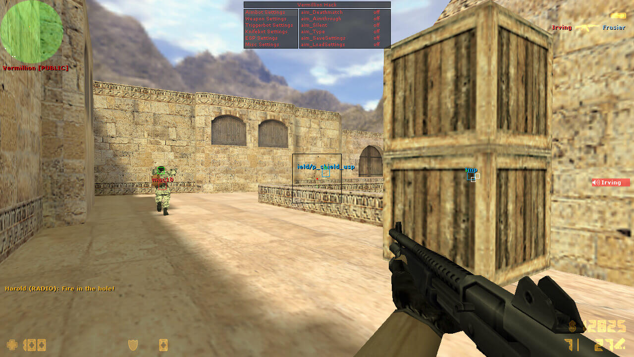 CS 1.6 с читами внутри