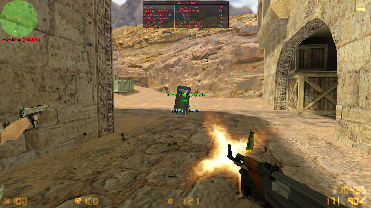 CS 1.6 с читами внутри